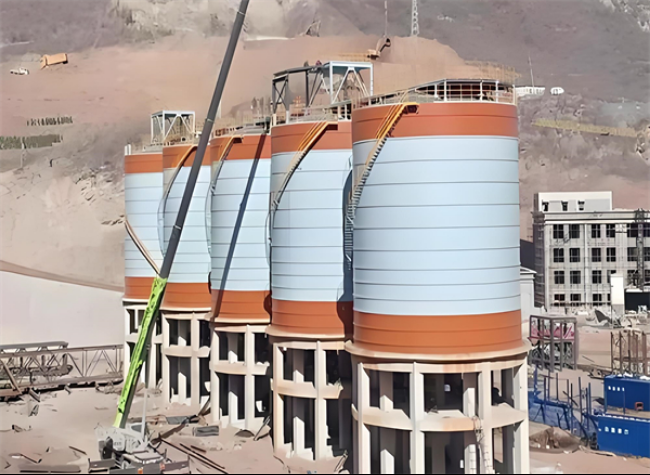 鸡冠高架钢板仓